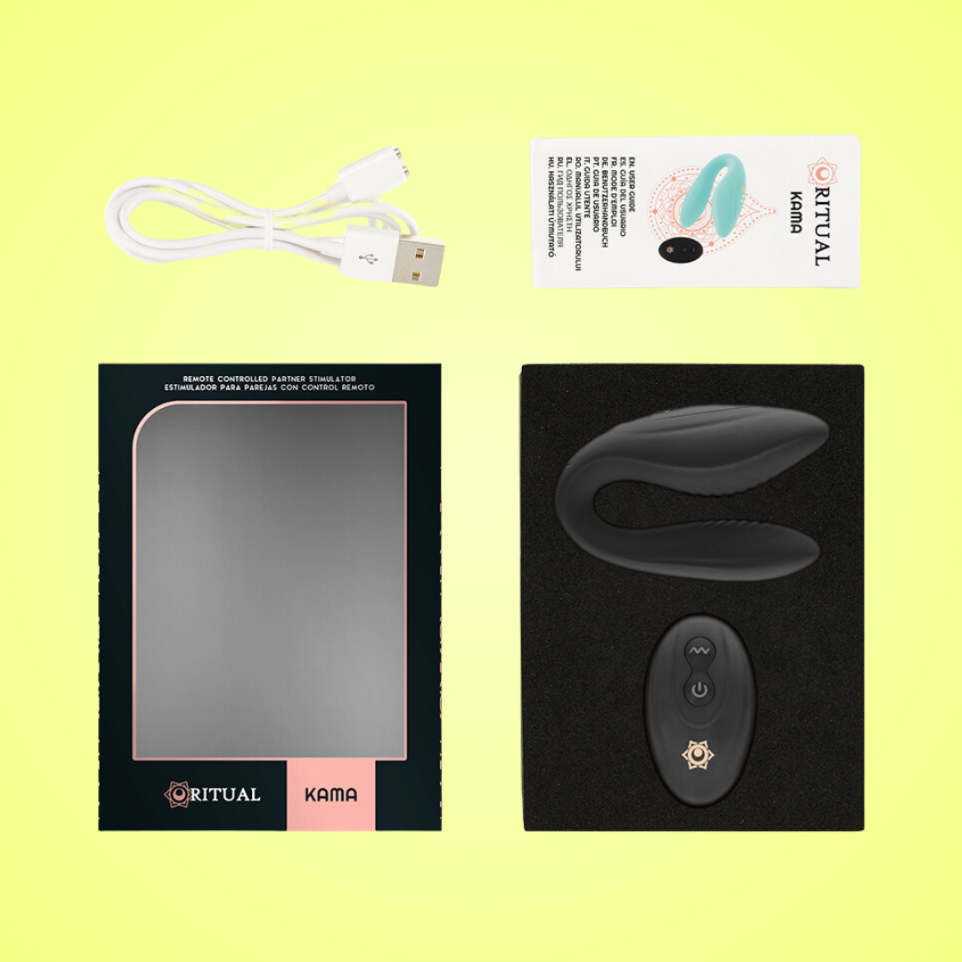 RITHUAL - KAMA CONTROL REMOTO PARA PAREJAS AZABACHE