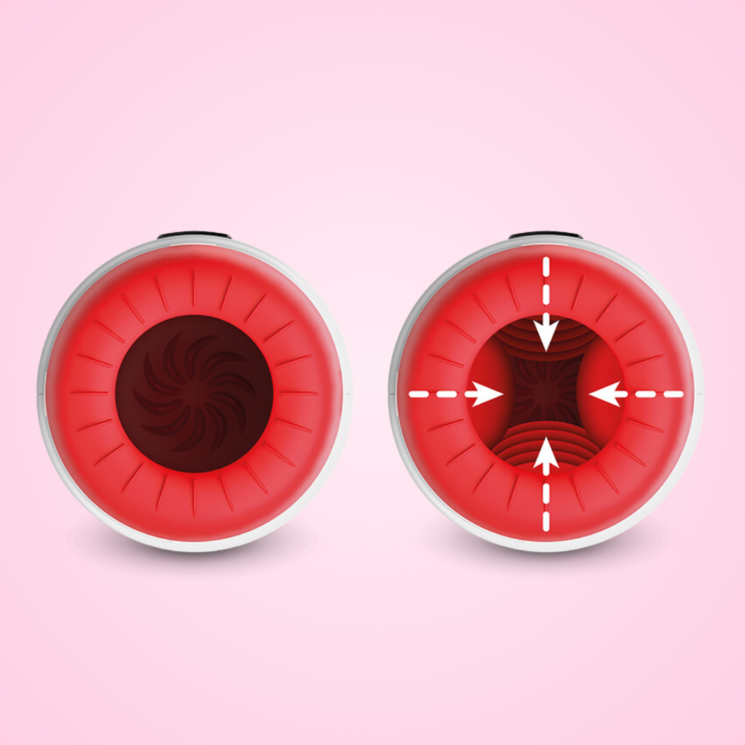 JAMYJOB - ROCKET MASTURBADOR TECNOLOGÍA SOFT COMPRESSION Y VIBRACION