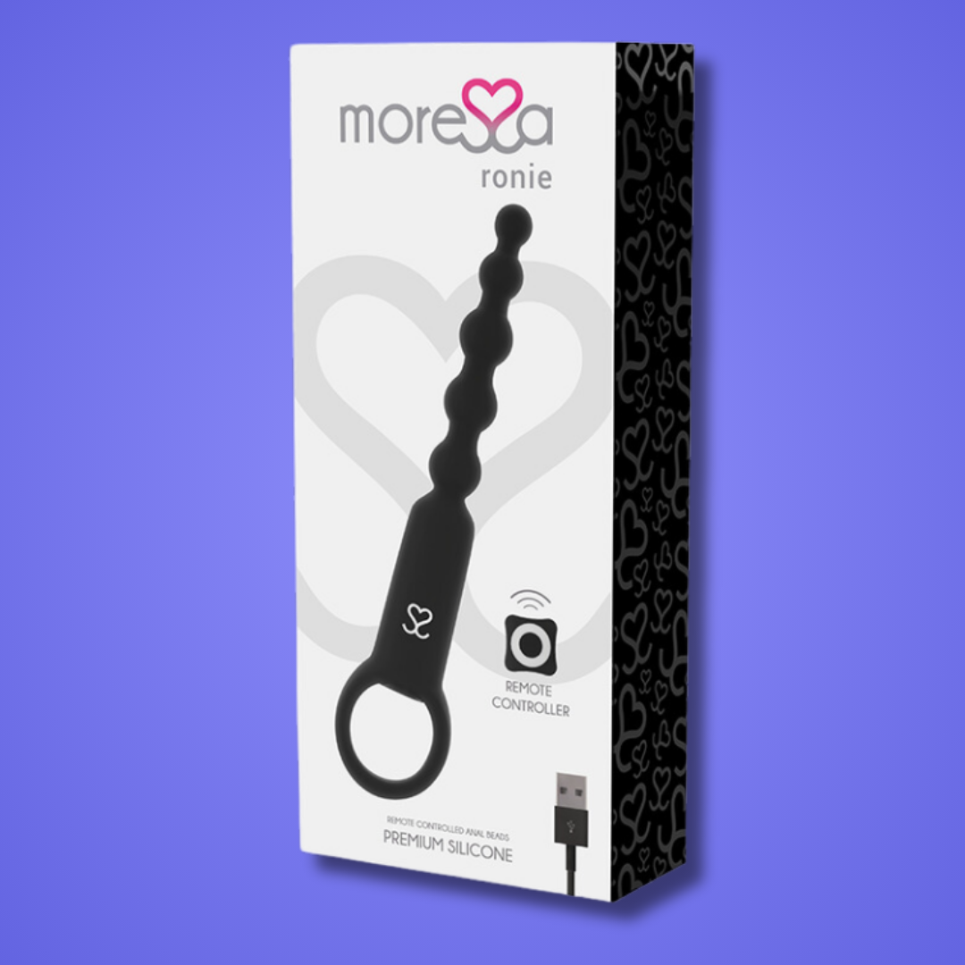 MORESSA - RONIE CONTROL REMOTO PLACER ANAL NEGRO
