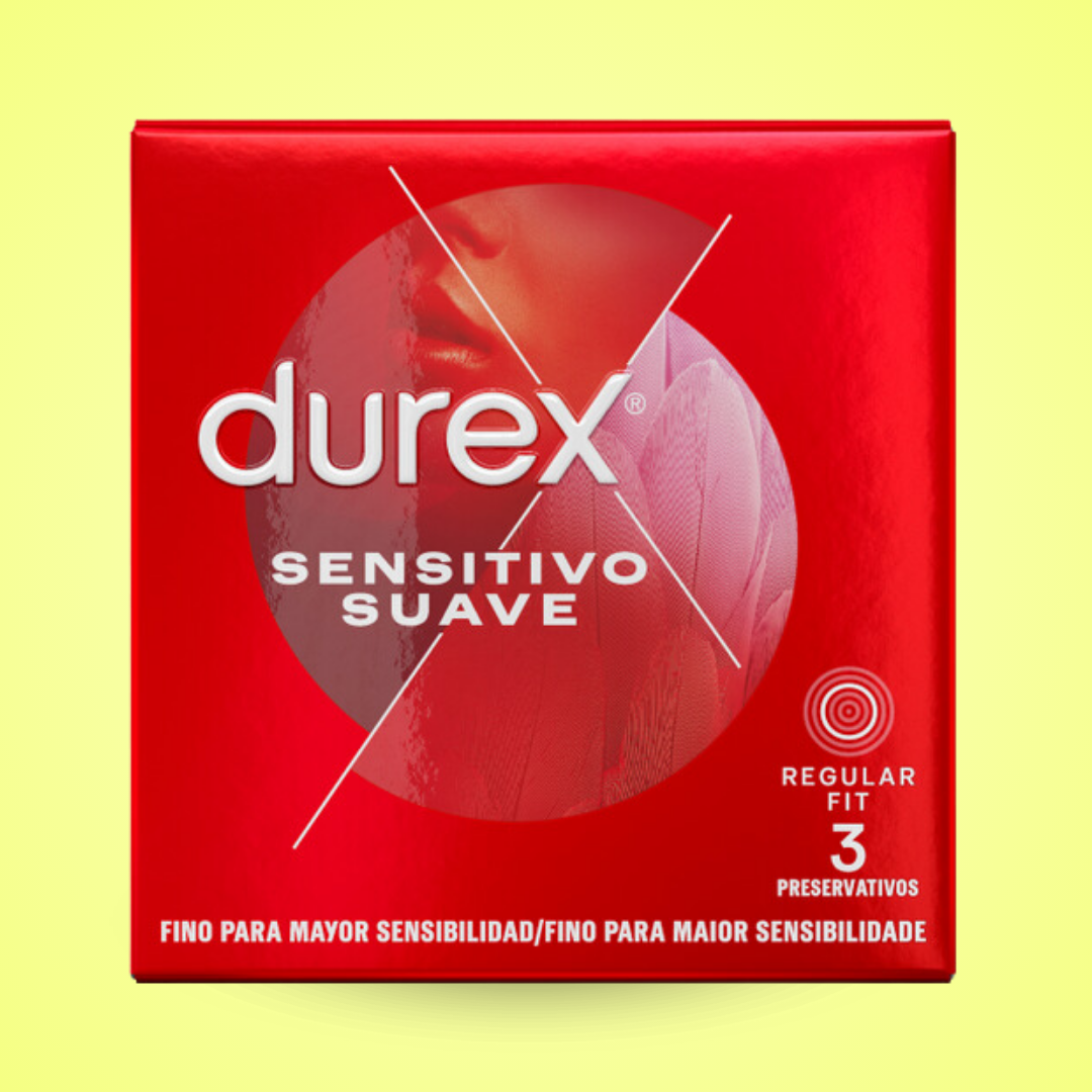 DUREX - SENSITIVO SUAVE 3 UNIDADES