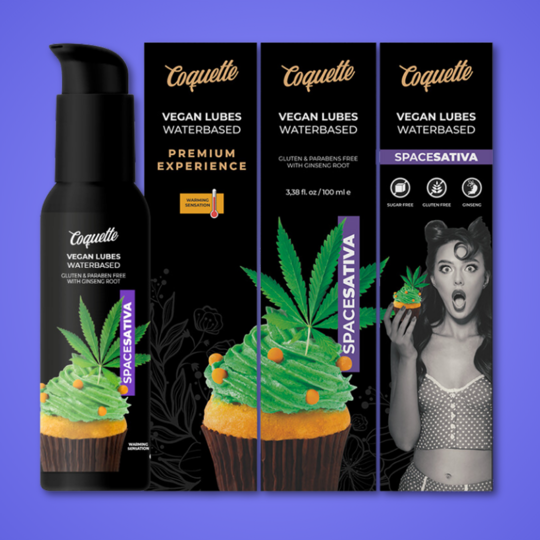 COQUETTE CHIC DESIRE - PREMIUM EXPERIENCE LUBRICANTE VEGANO SPACE SATIVA 100 ML