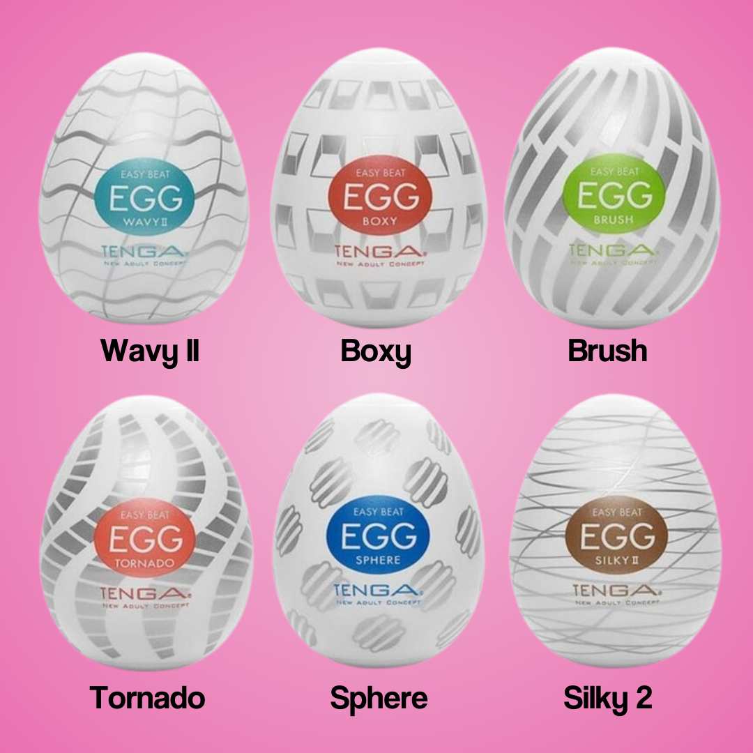 TENGA - EASY BEAT HUEVO MASTURBADOR PACK 6 UDS