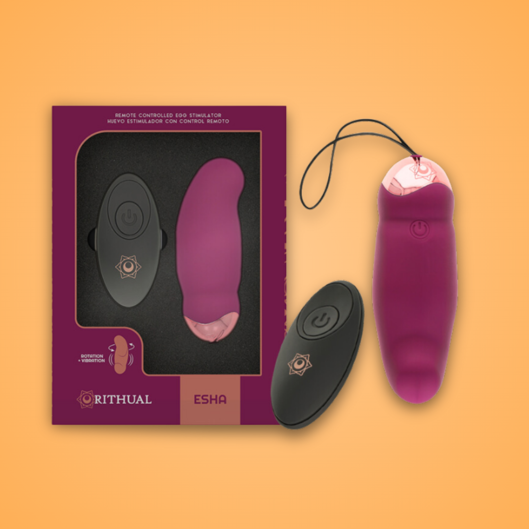 RITHUAL - ESHA HUEVO CONTROL REMOTO SISTEMA ROTACIÓN + VIBRACIÓN