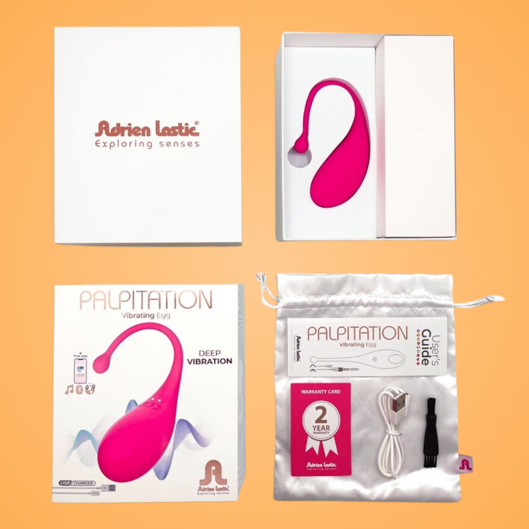 ADRIEN LASTIC - PALPITATION HUEVO VIBRADOR ROSA - APP GRATUITA