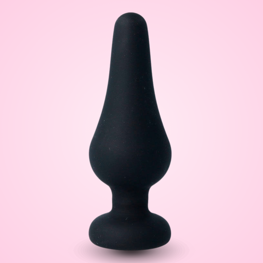 INTENSE - ANAL PLUG PIPO L SILICONE NEGRO 13 CM