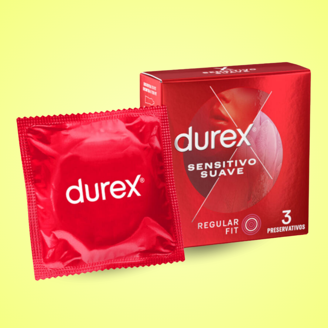 DUREX - SENSITIVO SUAVE 3 UNIDADES