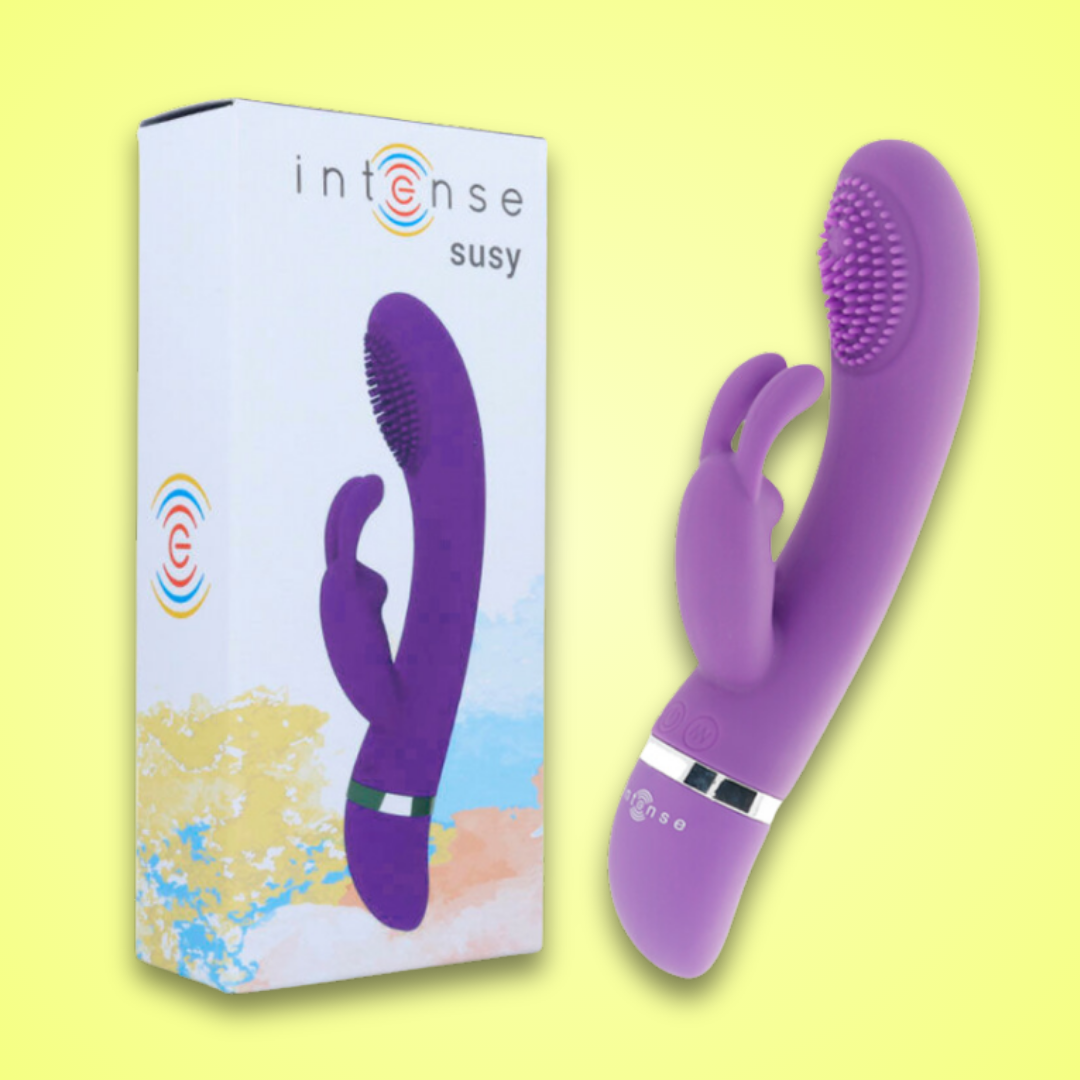 INTENSE - SUSY VIBRADOR OSCILANTE SILICON RABBIT LILA