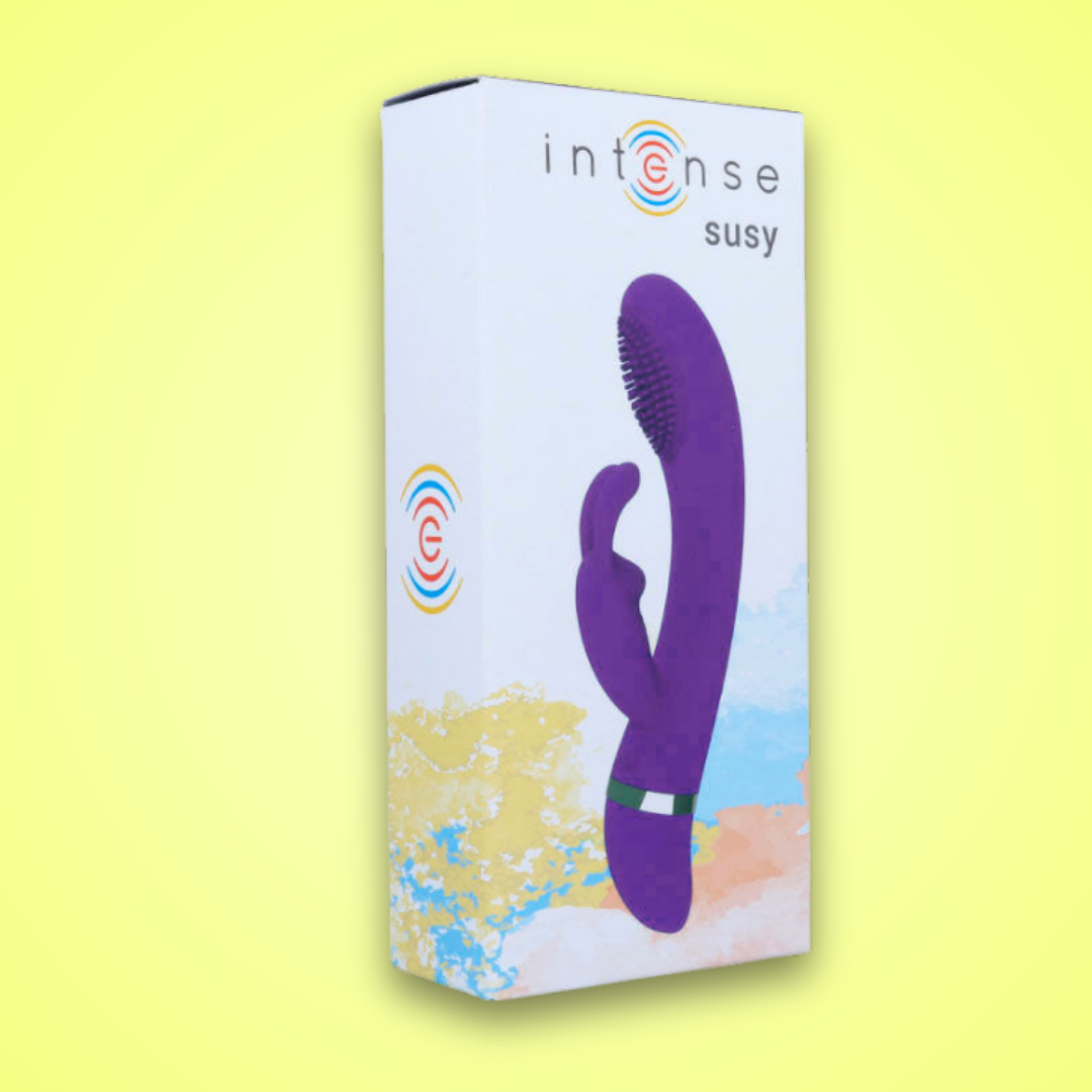 INTENSE - SUSY VIBRADOR OSCILANTE SILICON RABBIT LILA